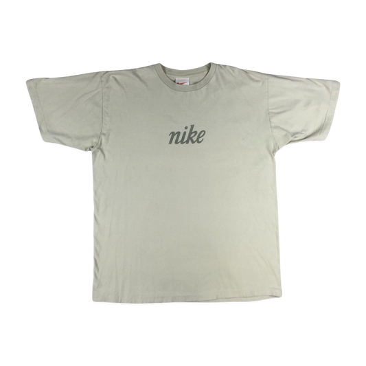 Vintage 90s Nike Beige Tee XL