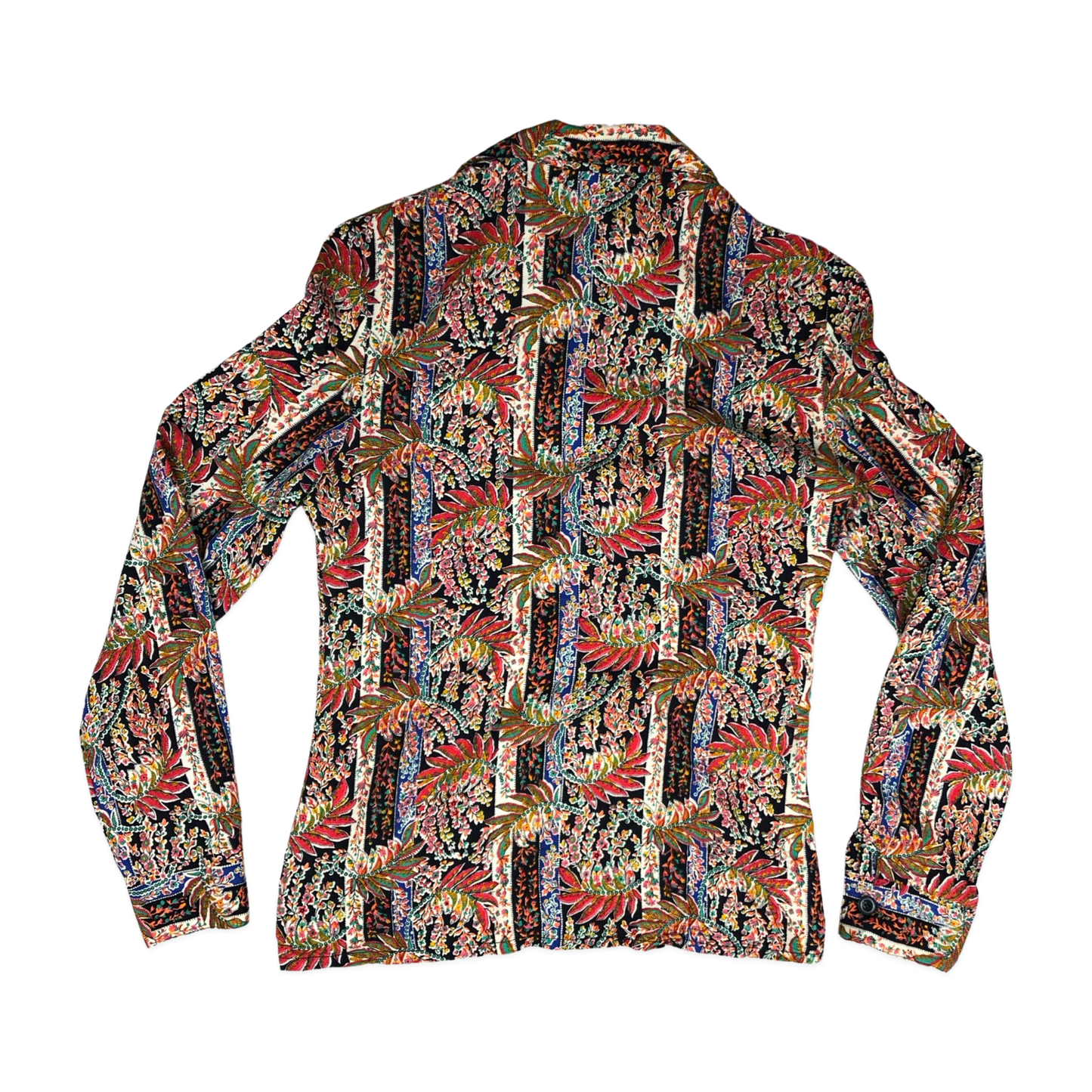 Vintage 70s Abstract Pattern Blouse 10