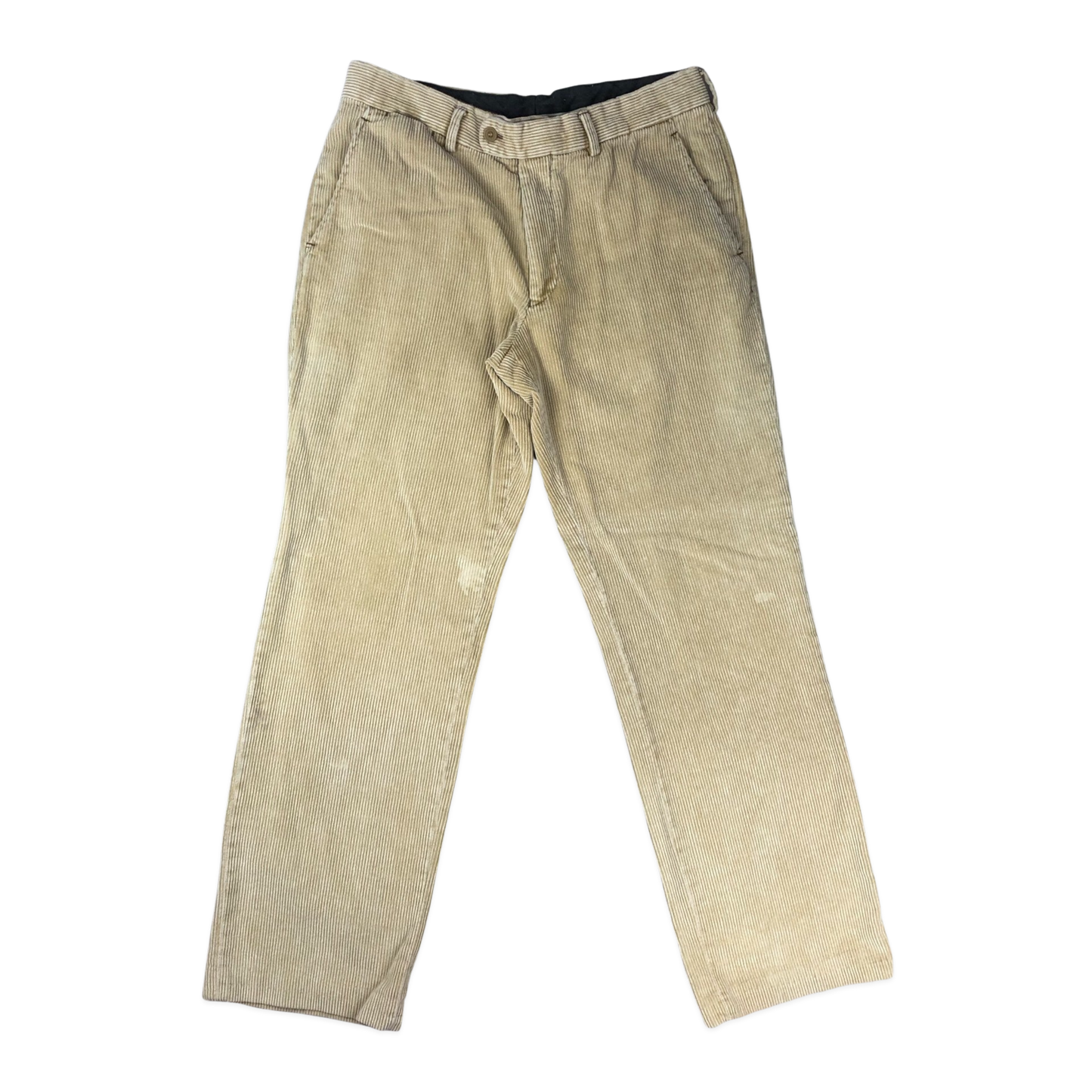 Vintage Beige Cord Trousers W32L30