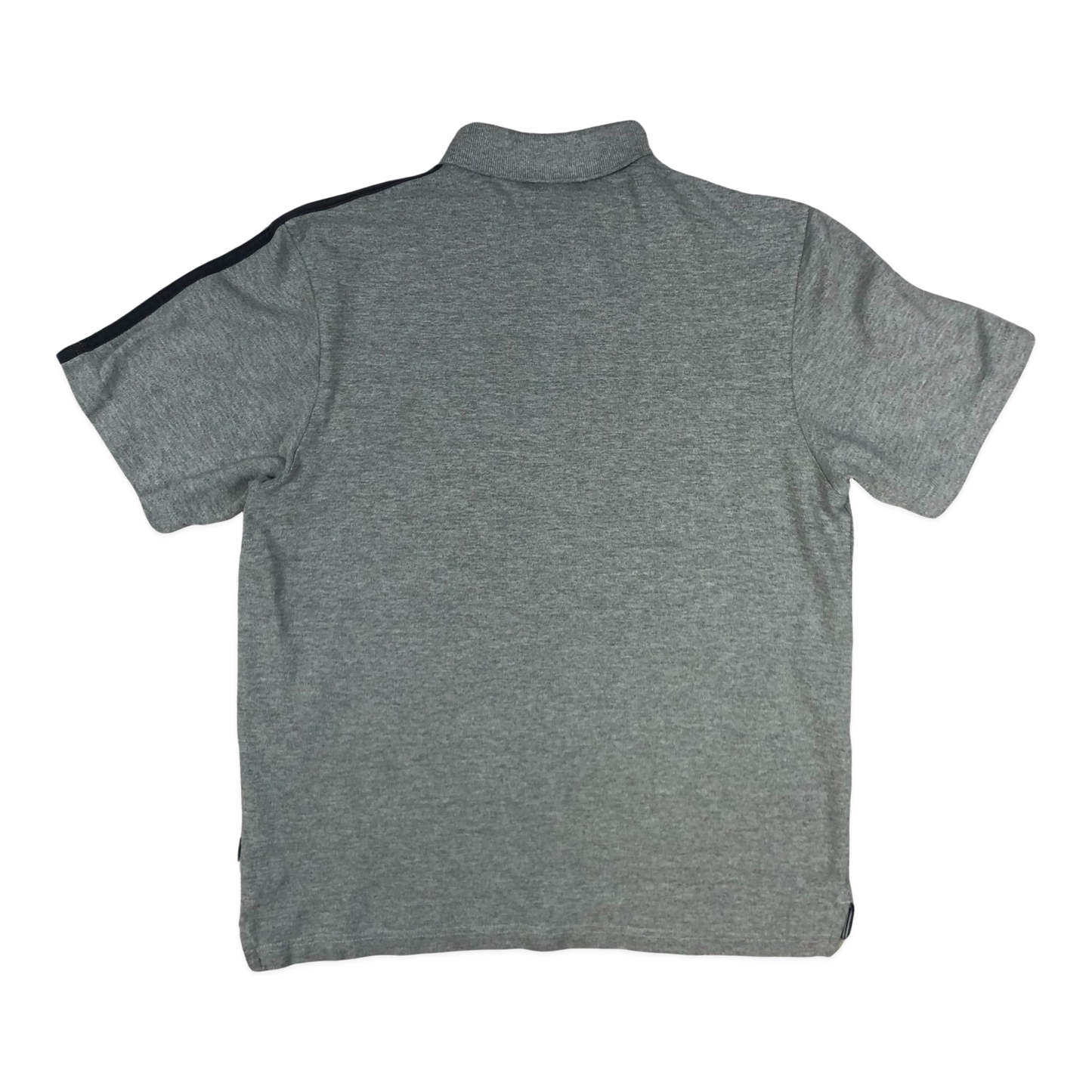 Preloved 00s Adidas Grey Polo Shirt M