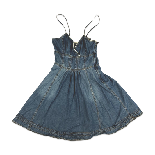 Vintage Blue Denim Dress 8