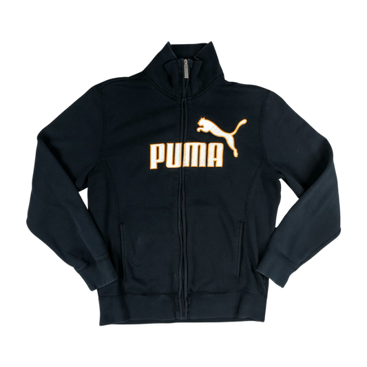 Vintage Puma Black Track Jacket L