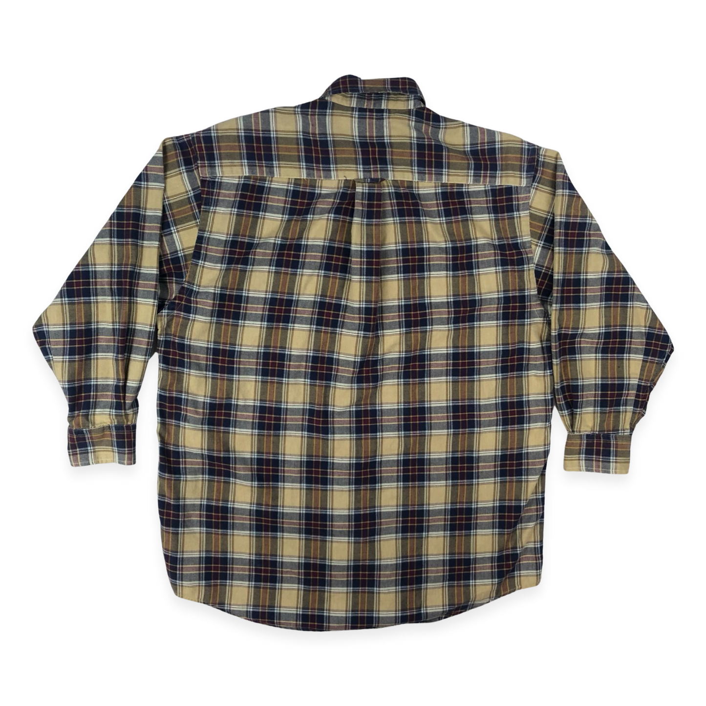 Vintage Nautica Plaid Flannel Shirt L