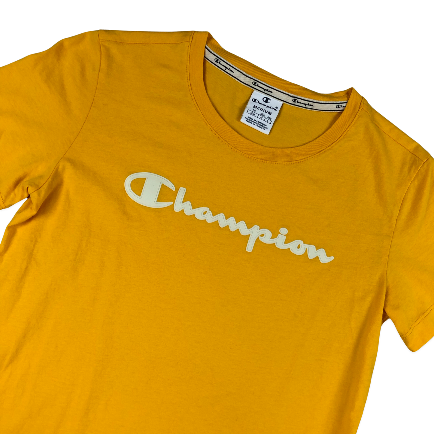 Vintage Champion Yellow Tee 10