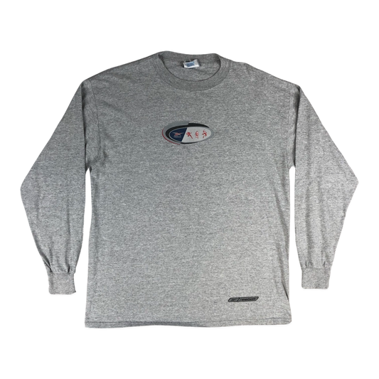 Vintage Reebok Grey Long Sleeve Tee L