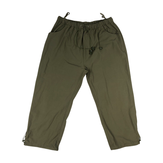Vintage Green Parachute Pants 14-18