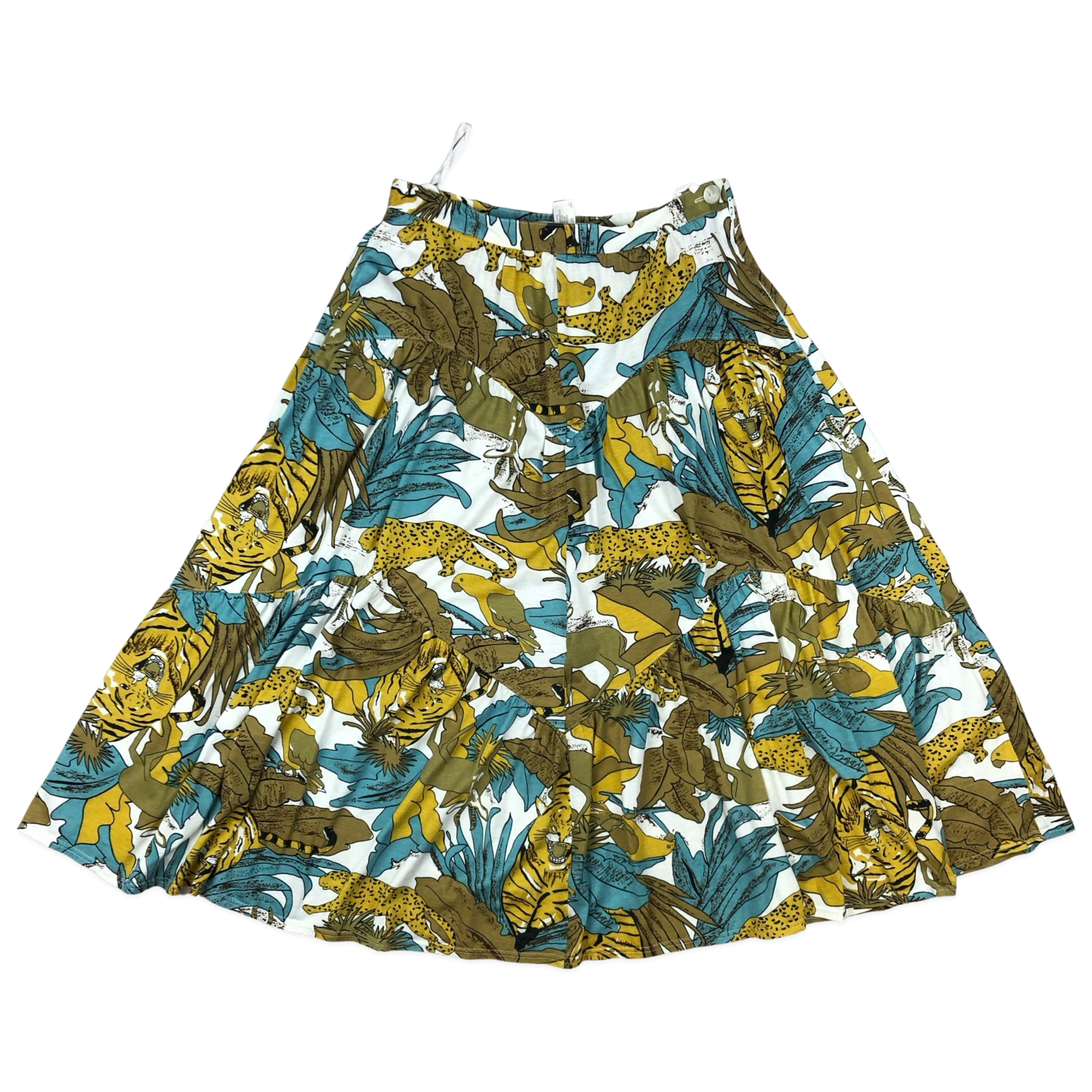 Animal print clearance skirt 80s