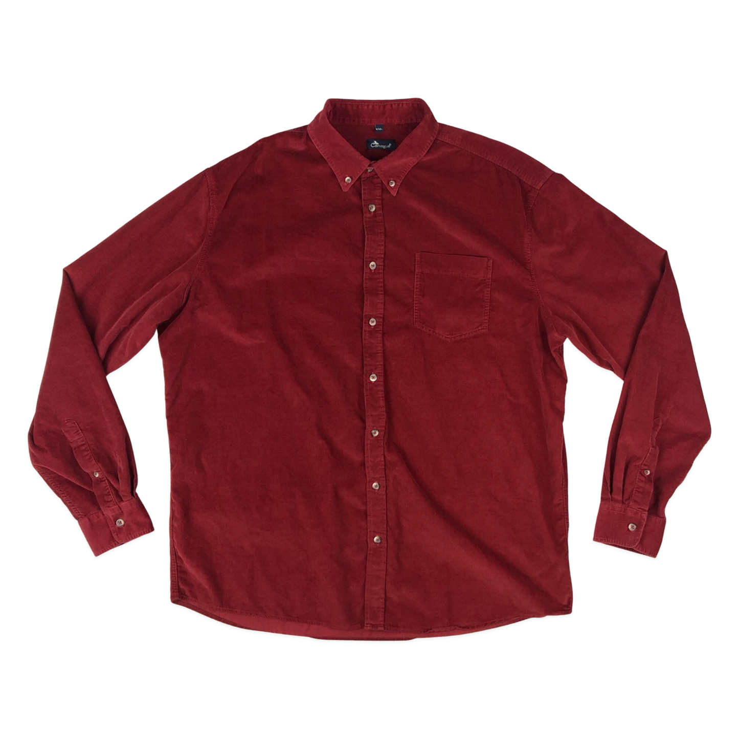 Vintage Red Corduroy Shirt XXL