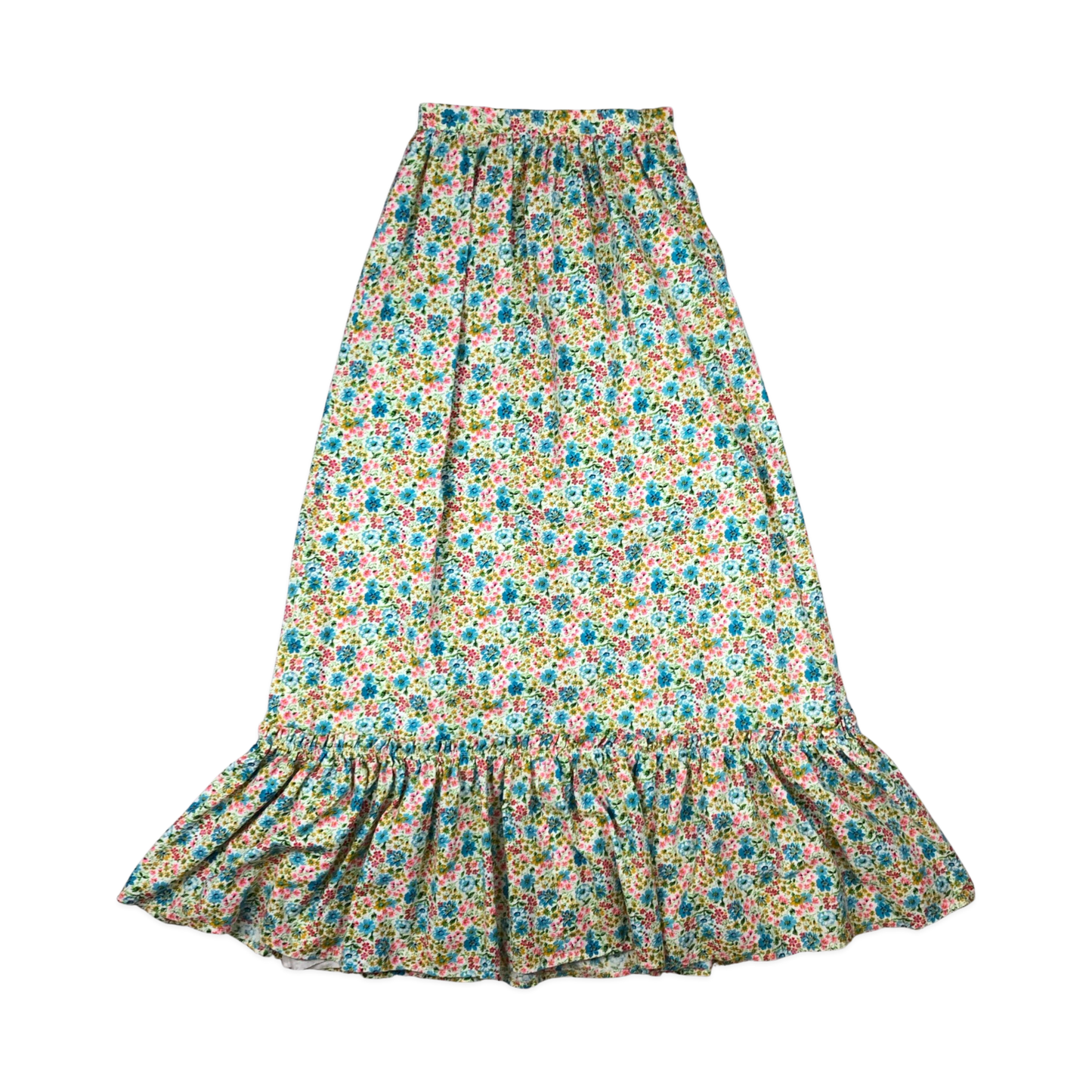 Vintage 70s Floral Print Skirt 4