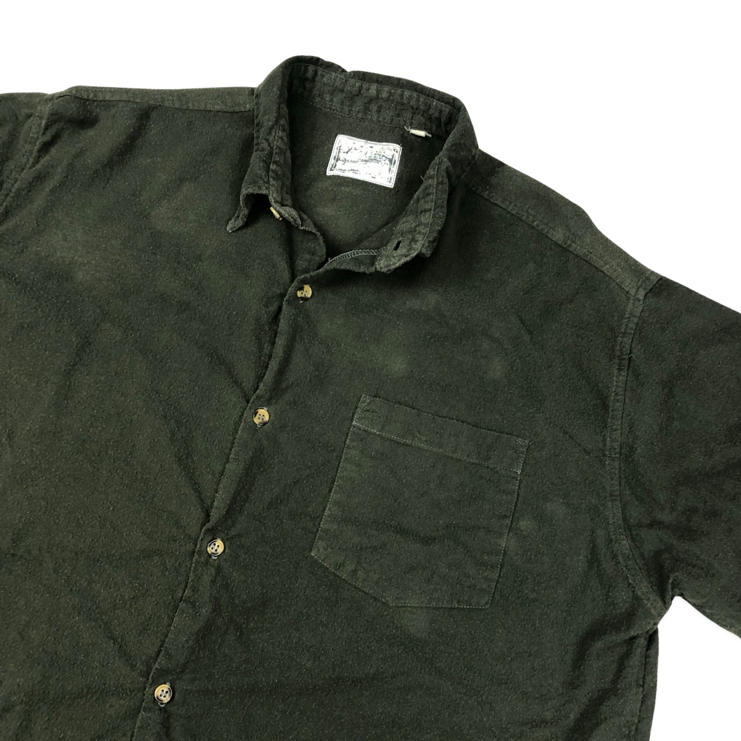 Vintage Green Flannel Shirt XL