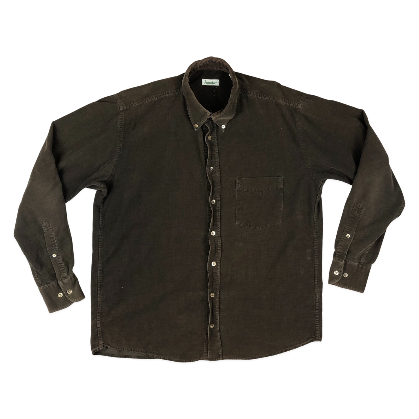 Vintage Brown Corduroy Shirt L