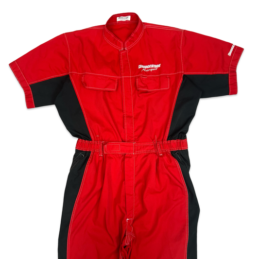 Bridgestone Motorsport Red Technician Coveralls XL / W35 L31