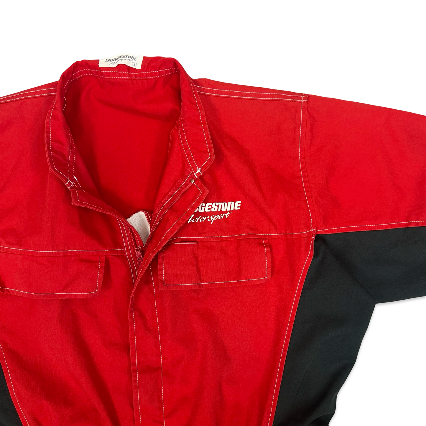 Bridgestone Motorsport Red Technician Coveralls XL / W35 L31