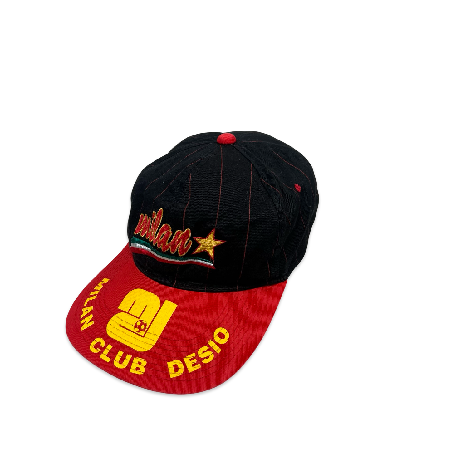 Vintage Black & Red "Milan Club Desio" Baseball Cap