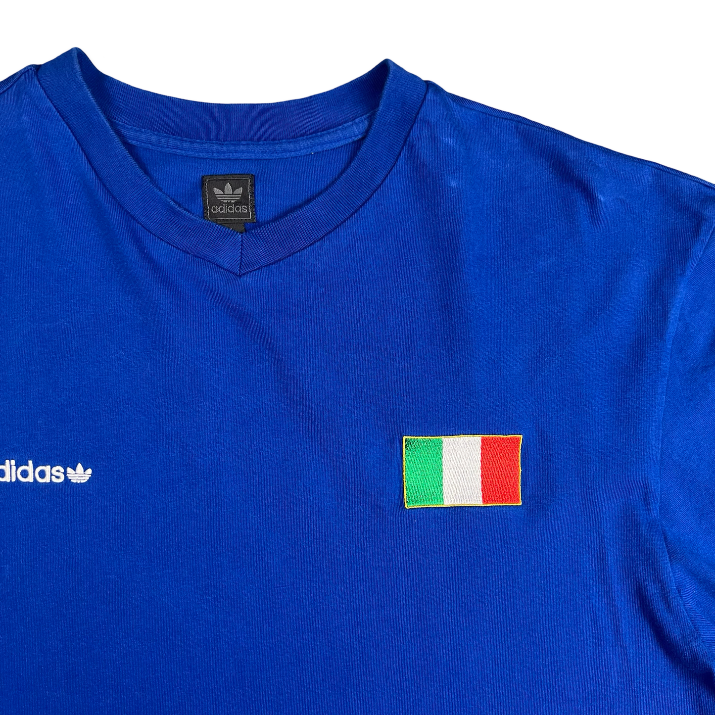 00's Adidas "ITALIA" Football Tee M