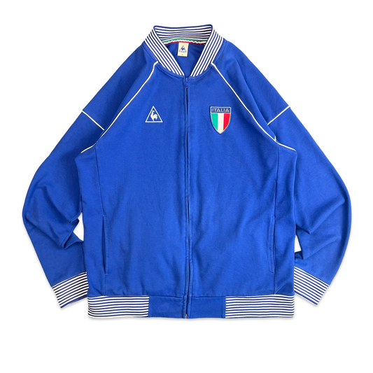 00's Le Coq Sportif Blue ITALIA Track Jacket XL
