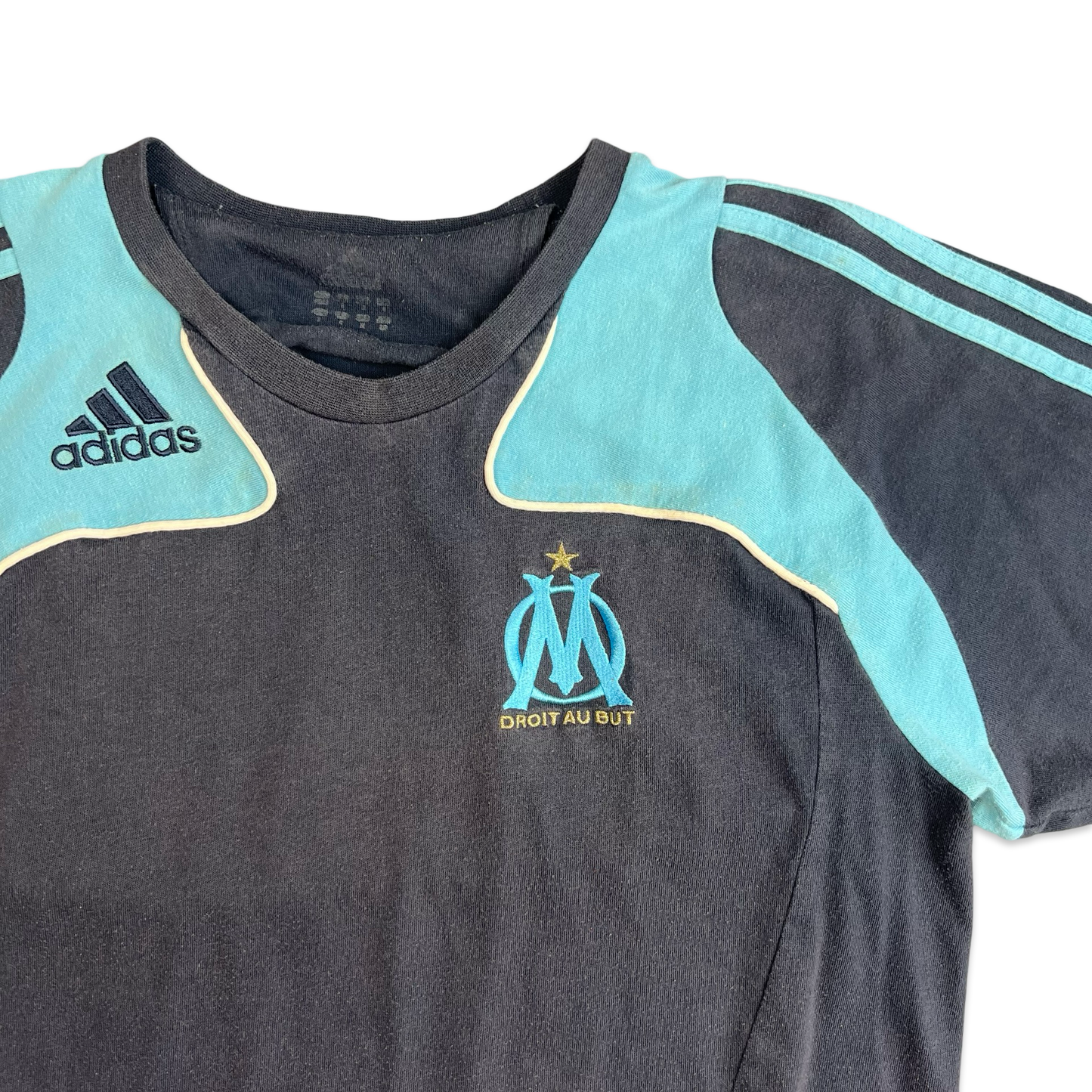 00's Adidas Olympique de Marseille T-shirt S