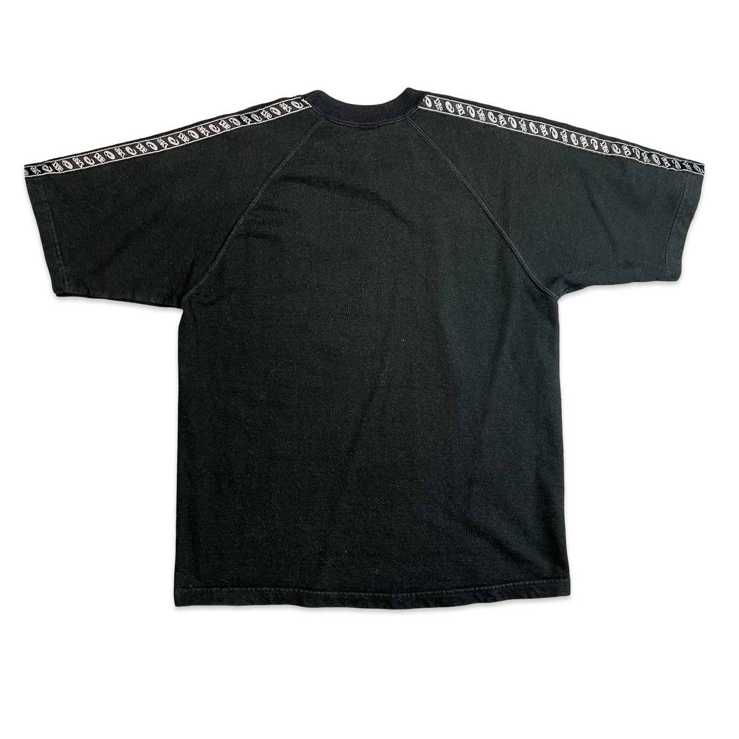 00's Asics Black Short Sleeved Sweatshirt L