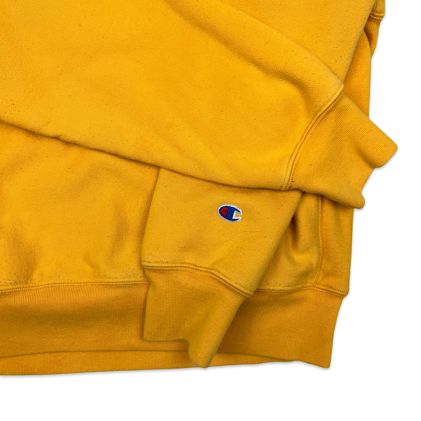 Champion Yellow Reverse Weave Hoodie XL