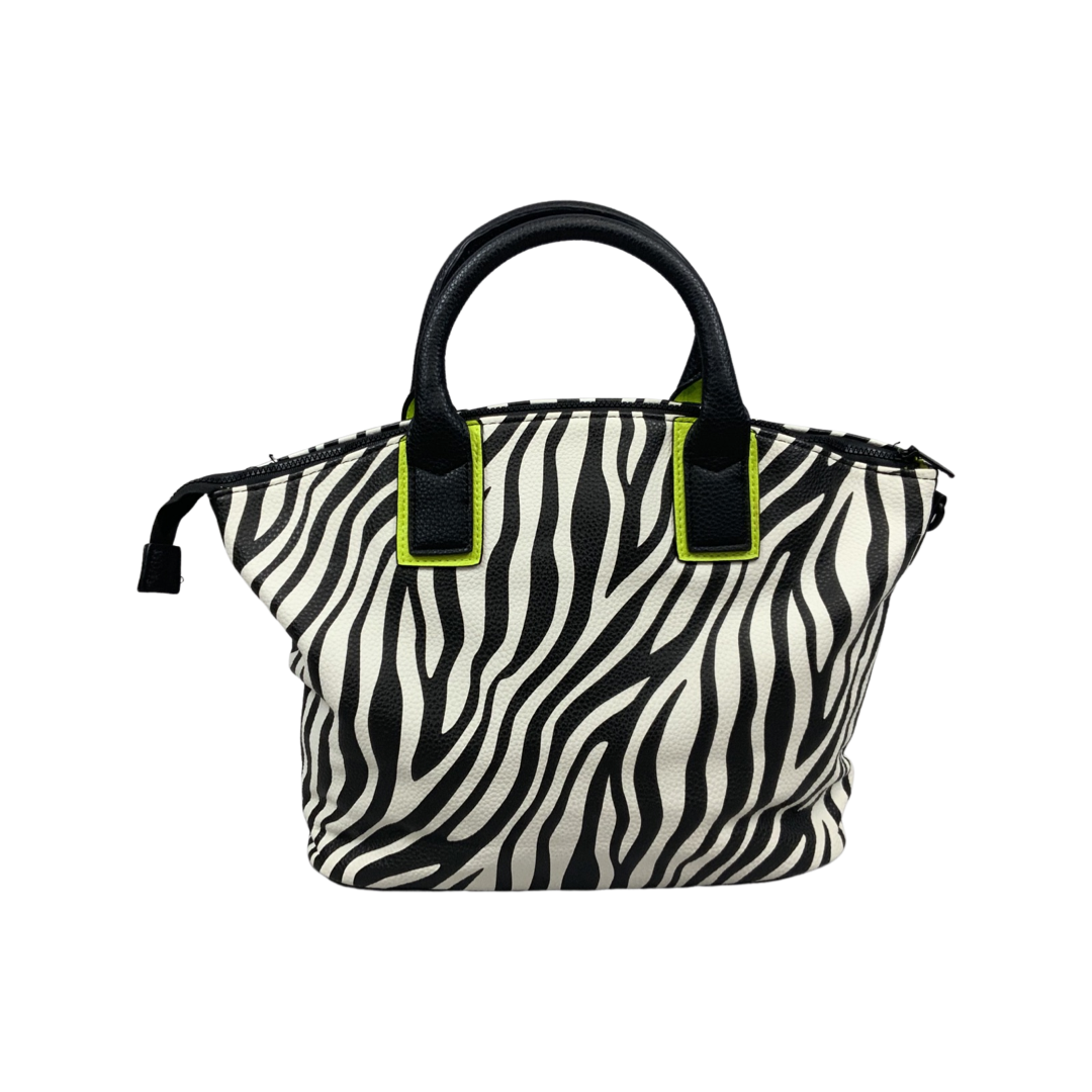 Vintage Black White Zebra Fila Handbag