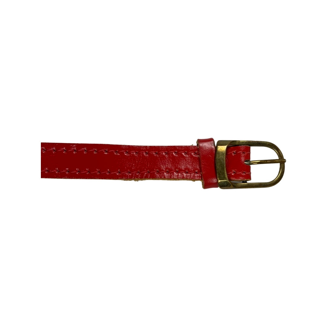 Vintage 80s Red Wraparound Belt