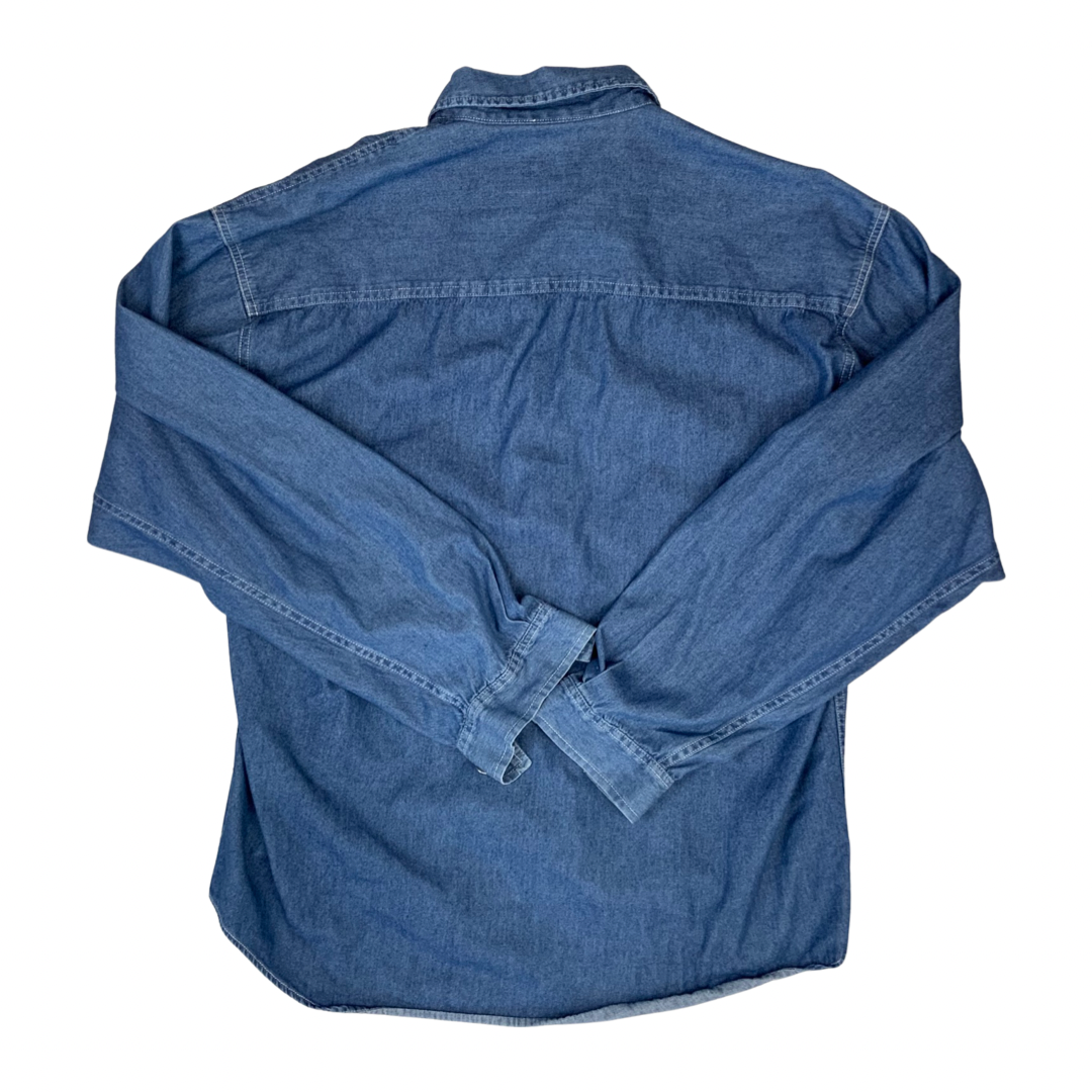 Denim Shirts Long Sleeve Blue Jeans Shirt Men | Denim Button Shirt Mens -  2023 Spring - Aliexpress