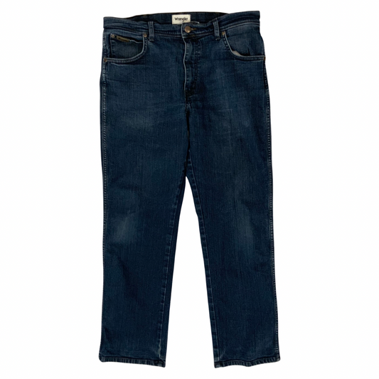 Vintage Wrangler Stretch Jeans Dark Blue 34W30L