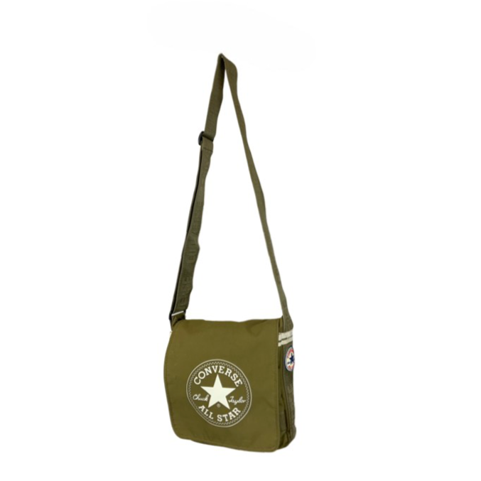 Vintage Khaki Green Converse All Stars Messenger Bag