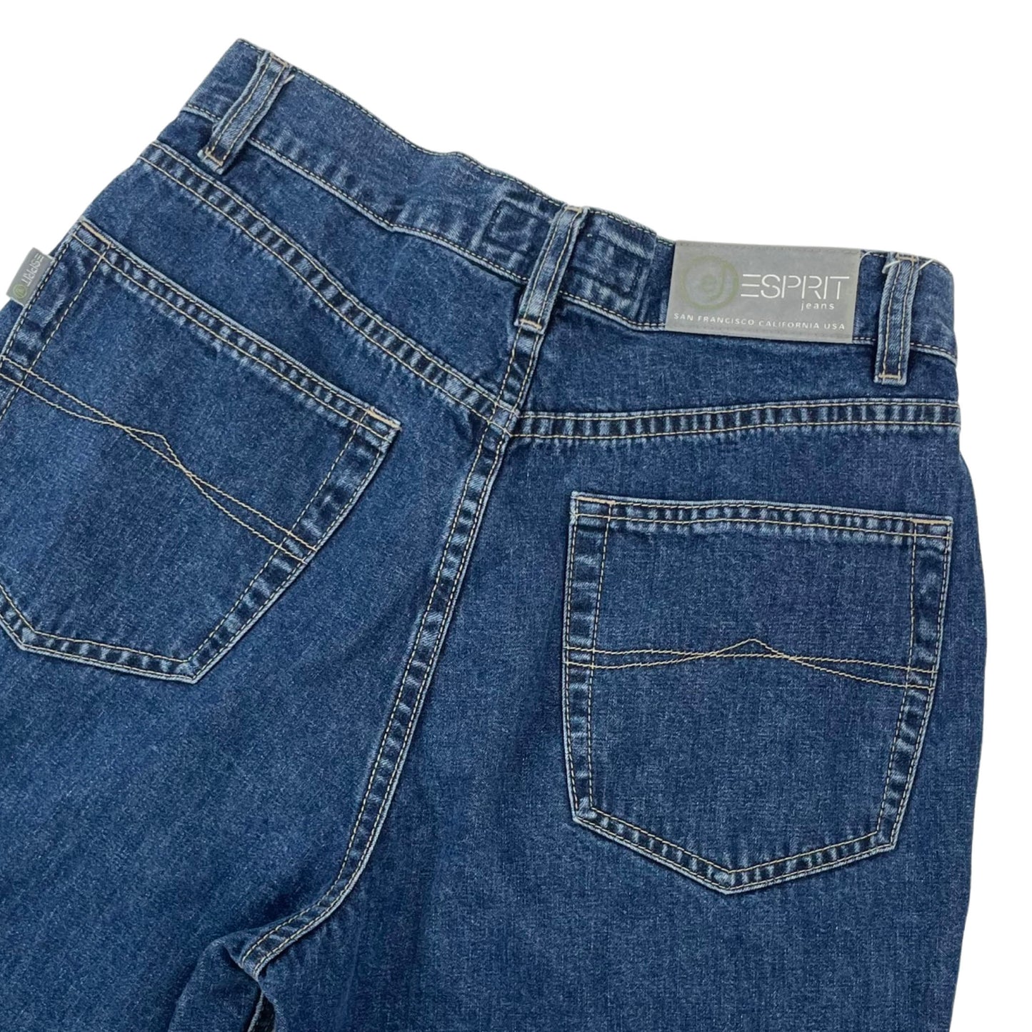 Vintage Esprit High Waisted Dark Blue Slim Jeans 10