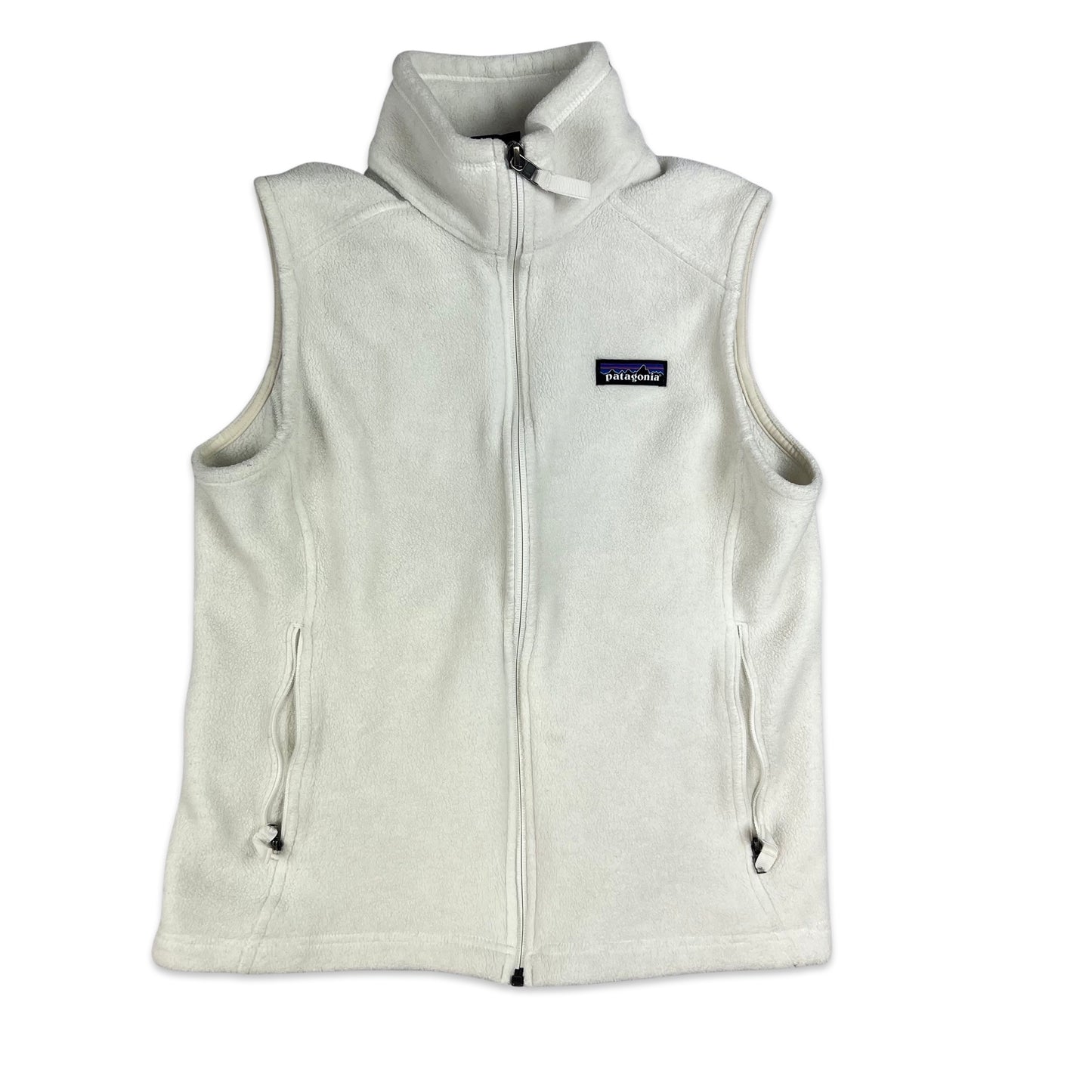 Vintage Patagonia Synchilla Fleece Gilet White 6 8 10