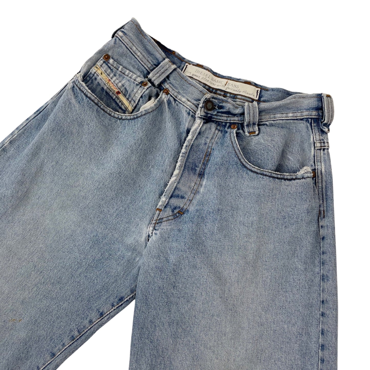 Vintage 90s Diesel High Waisted Baggy Jeans 12