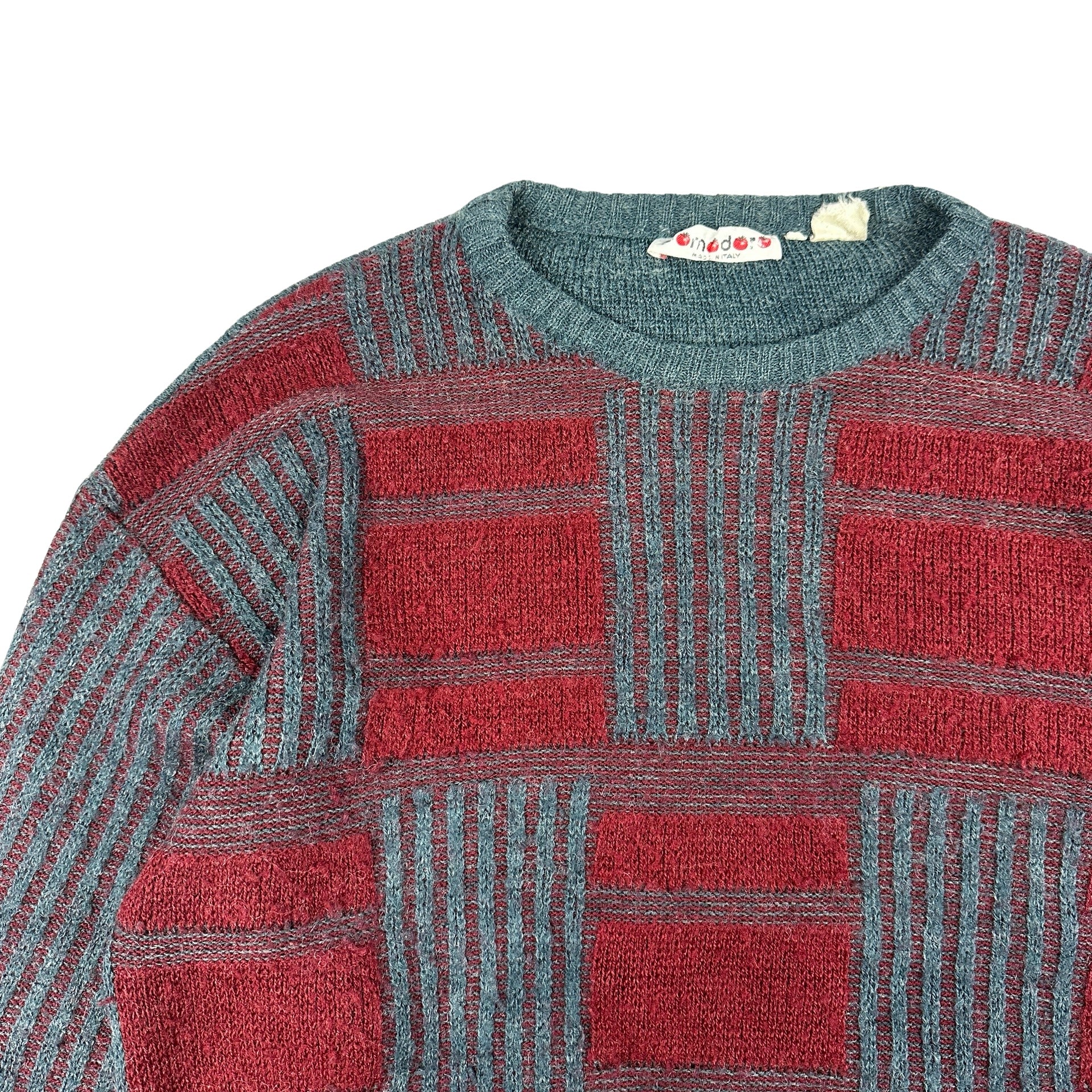 訳あり商品 【REVO】geometric 90s knit mohair pattern トップス