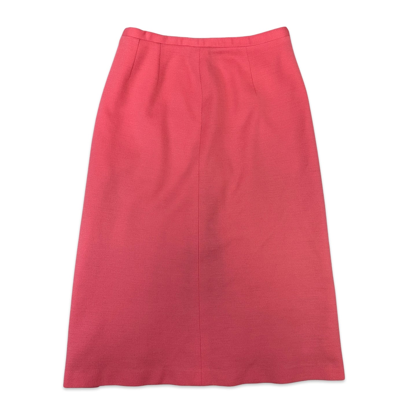 70s Vintage Pink A-Line Skirt 10