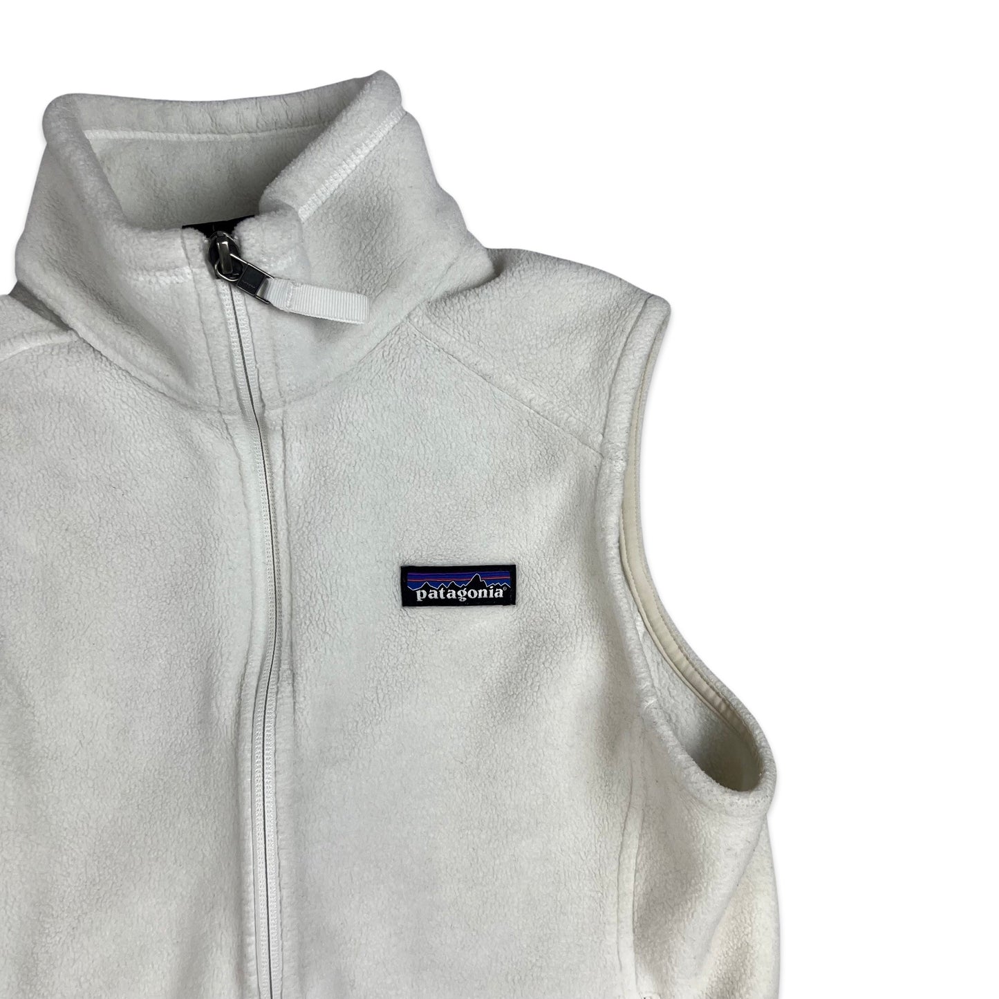 Vintage Patagonia Synchilla Fleece Gilet White 6 8 10