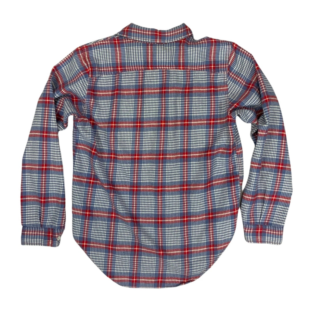 Vintage USA Imported OshKosh Plaid Flannel Shirt M