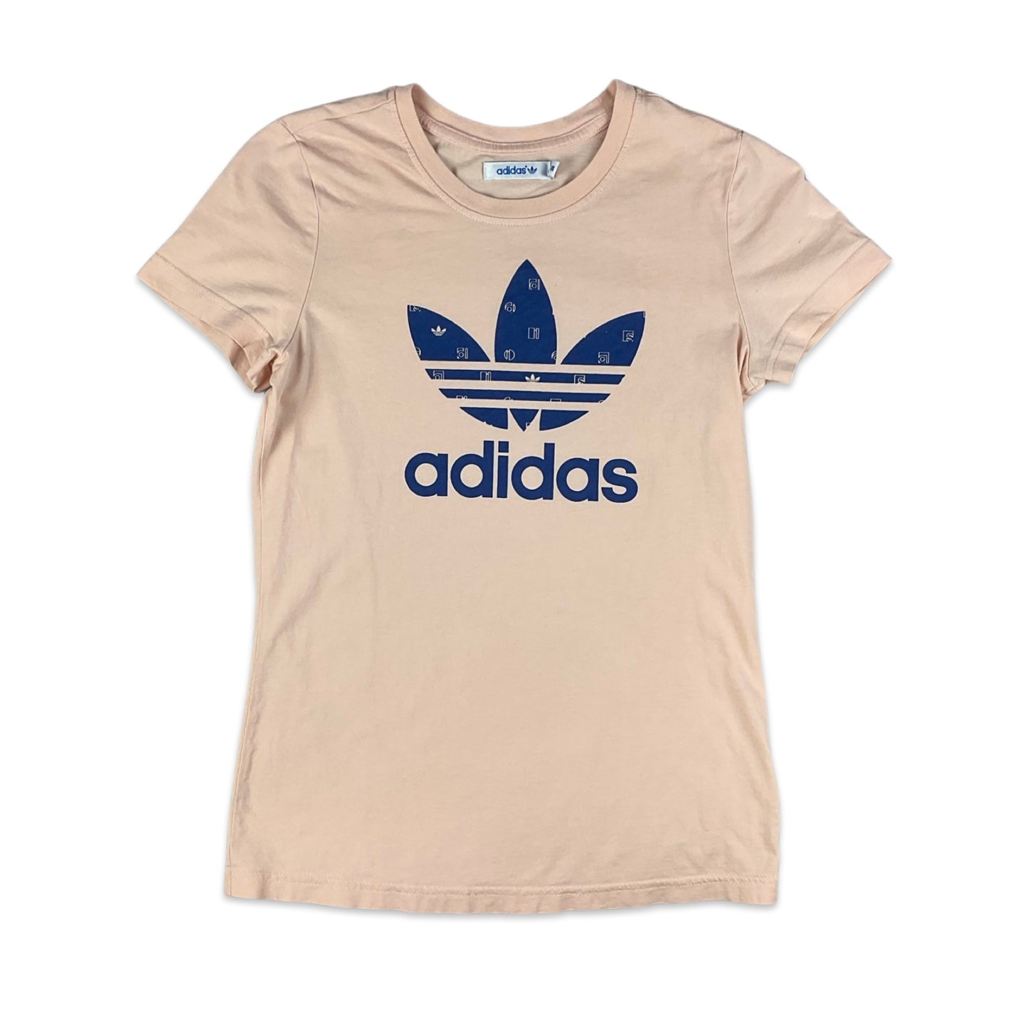 Adidas Pink Trefoil Logo Print Tee 4