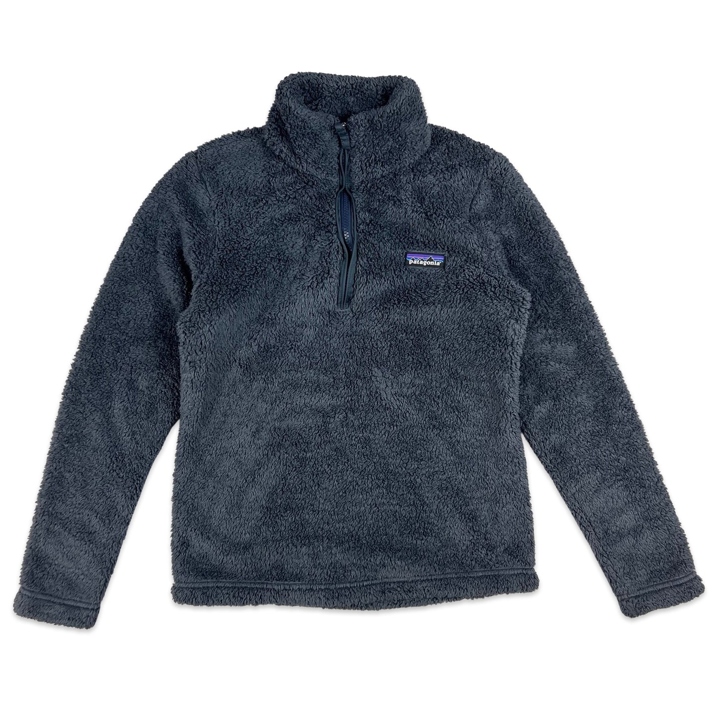 Vintage Patagonia Quarter Zip Teddy Fleece Blue 6 8 10