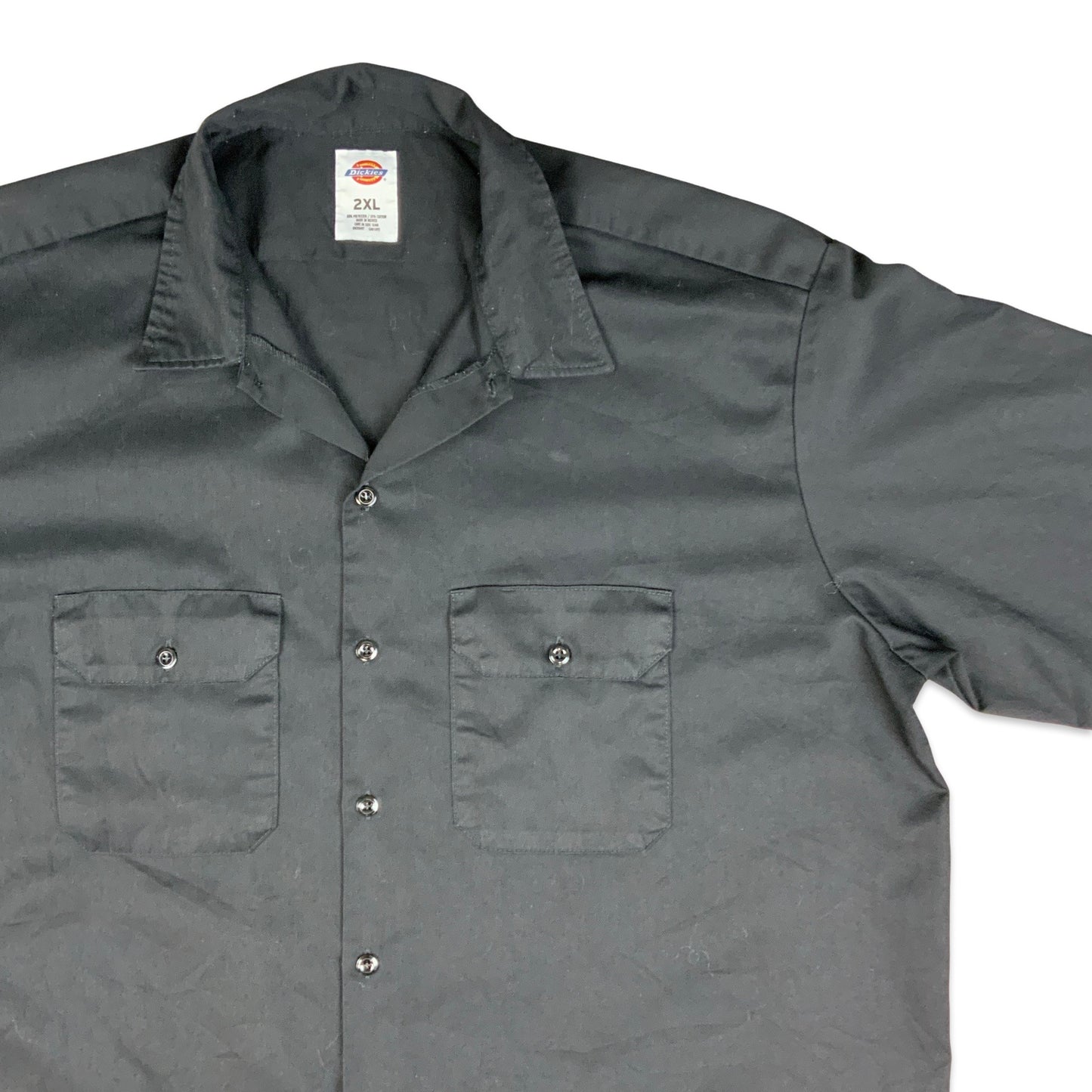 00s Vintage Black Dickies Shirt XL 2XL