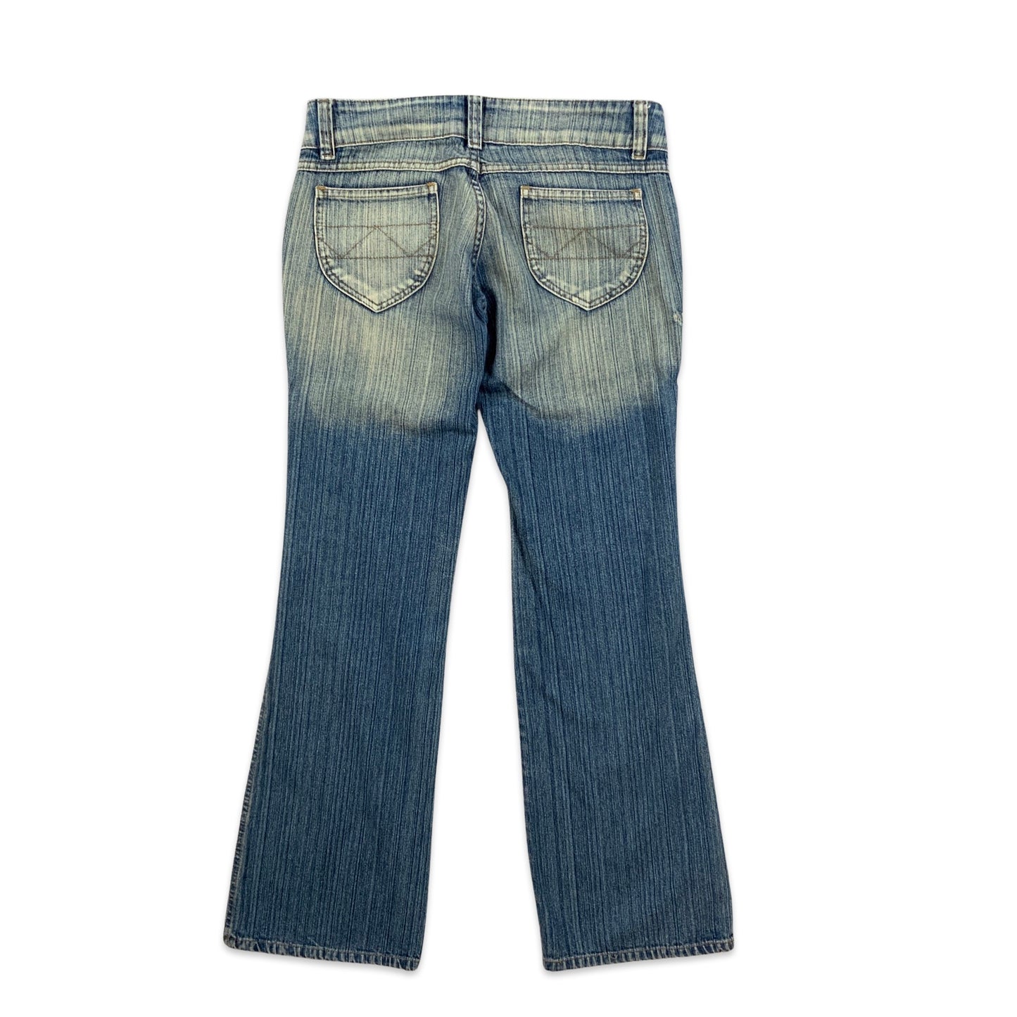 Vintage Y2K Women’s Kick Flare Mid Wash Jeans Blue 6 8