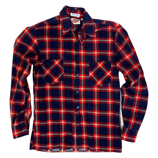 Vintage USA Imported Dickies Plaid Flannel Shirt M