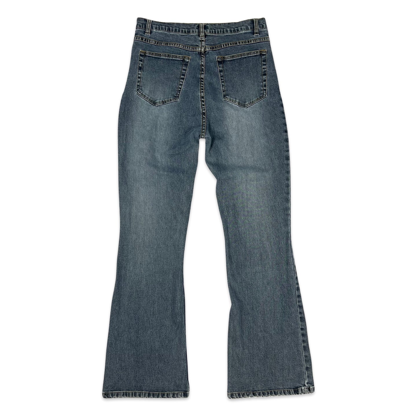Vintage Y2K Flared Jeans Dark Blue W28 L30