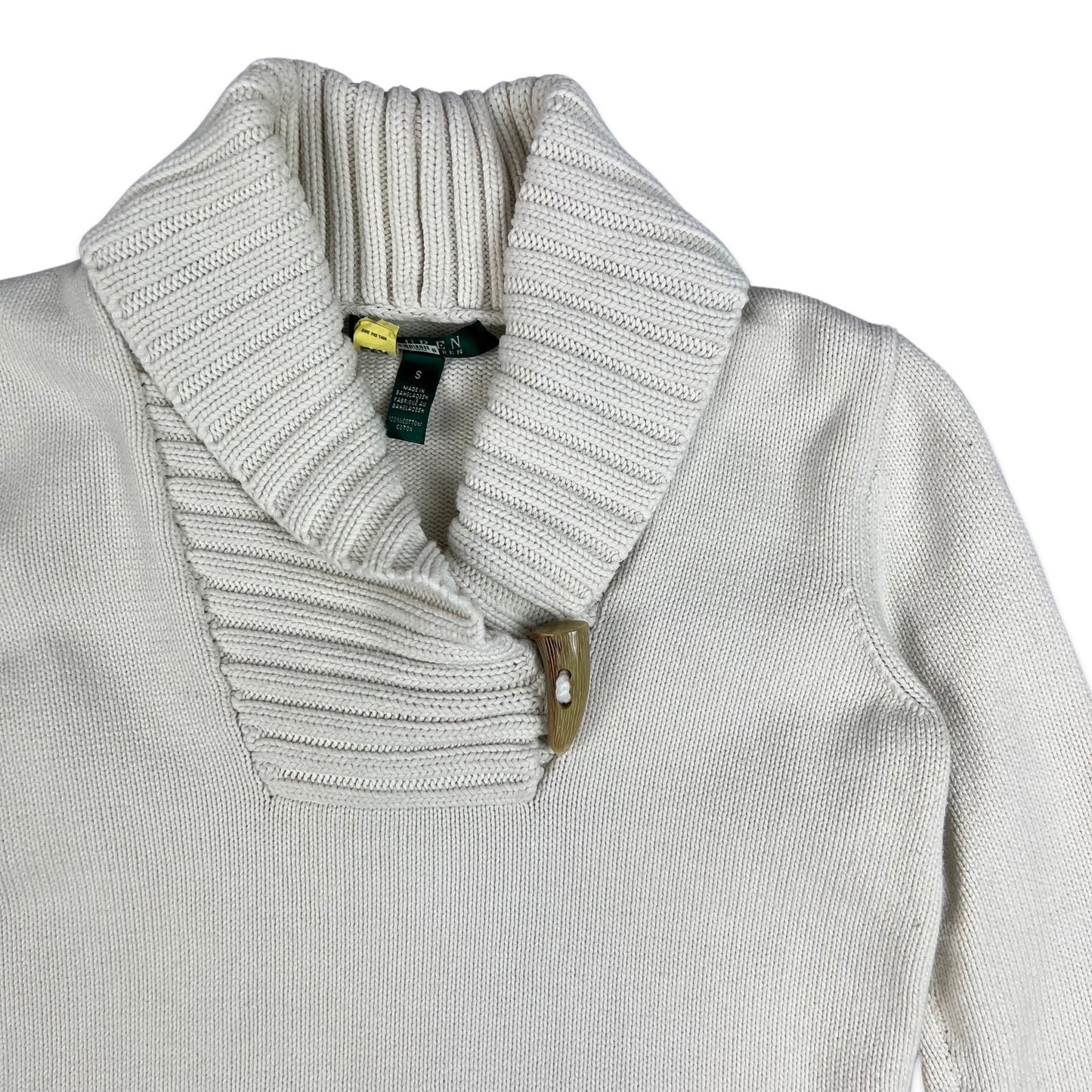 Vintage Ralph Lauren Knit Jumper Cream 8 10