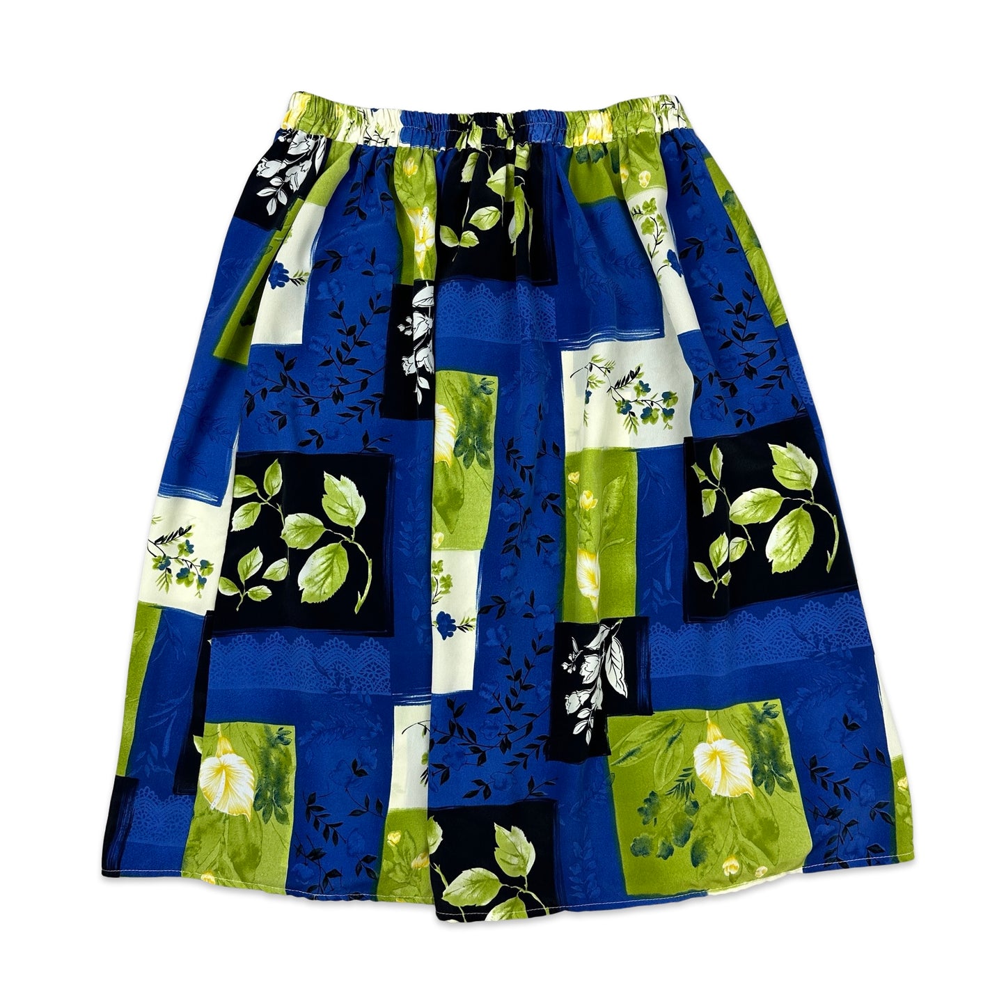 Vintage Style Patterned Midi Skirt 12