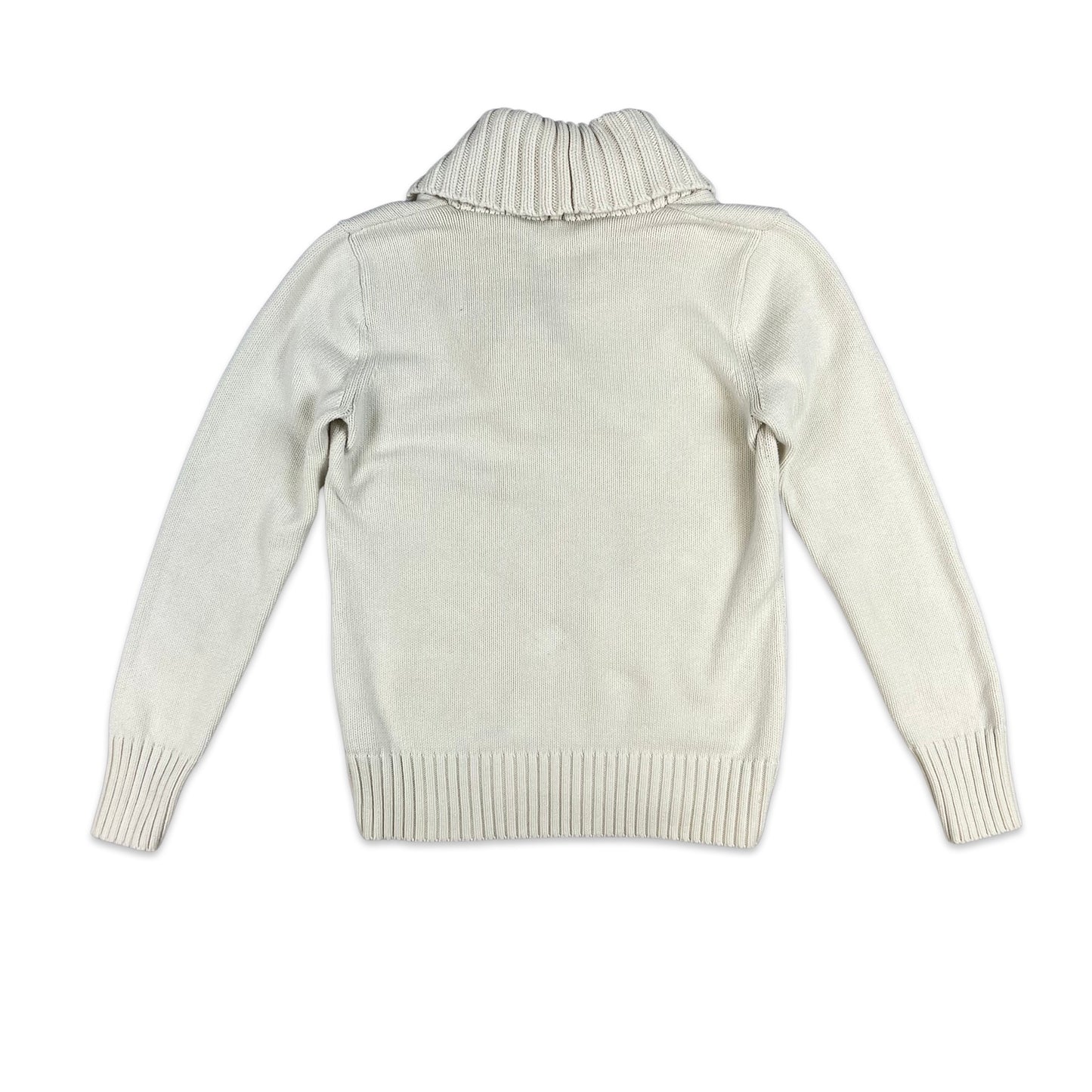 Vintage Ralph Lauren Knit Jumper Cream 8 10