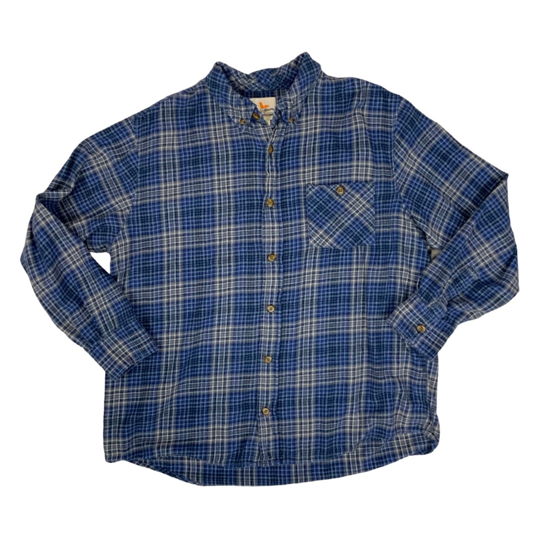 Vintage USA Imported Field & Stream Plaid Flannel Shirt XL