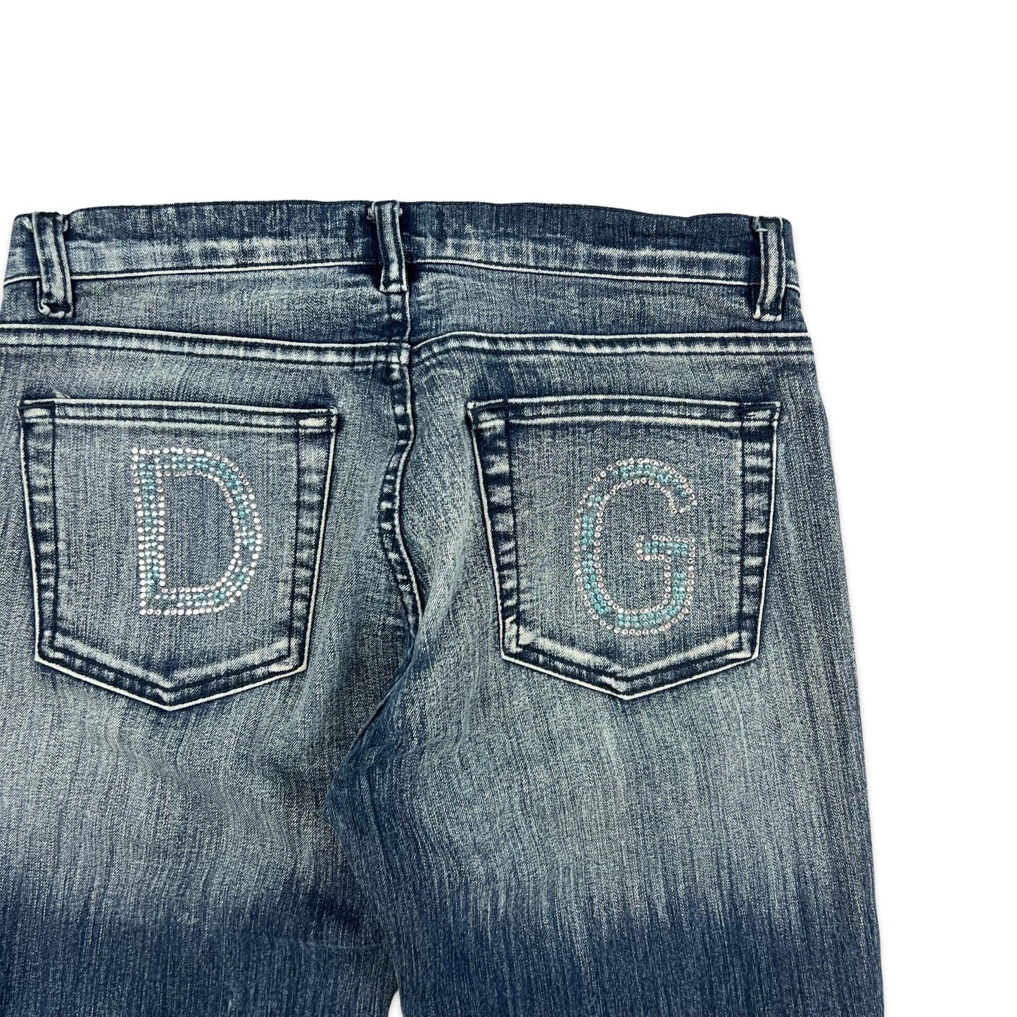 Vintage Y2K Blue Dolce & Gabbana Flared Jeans 10