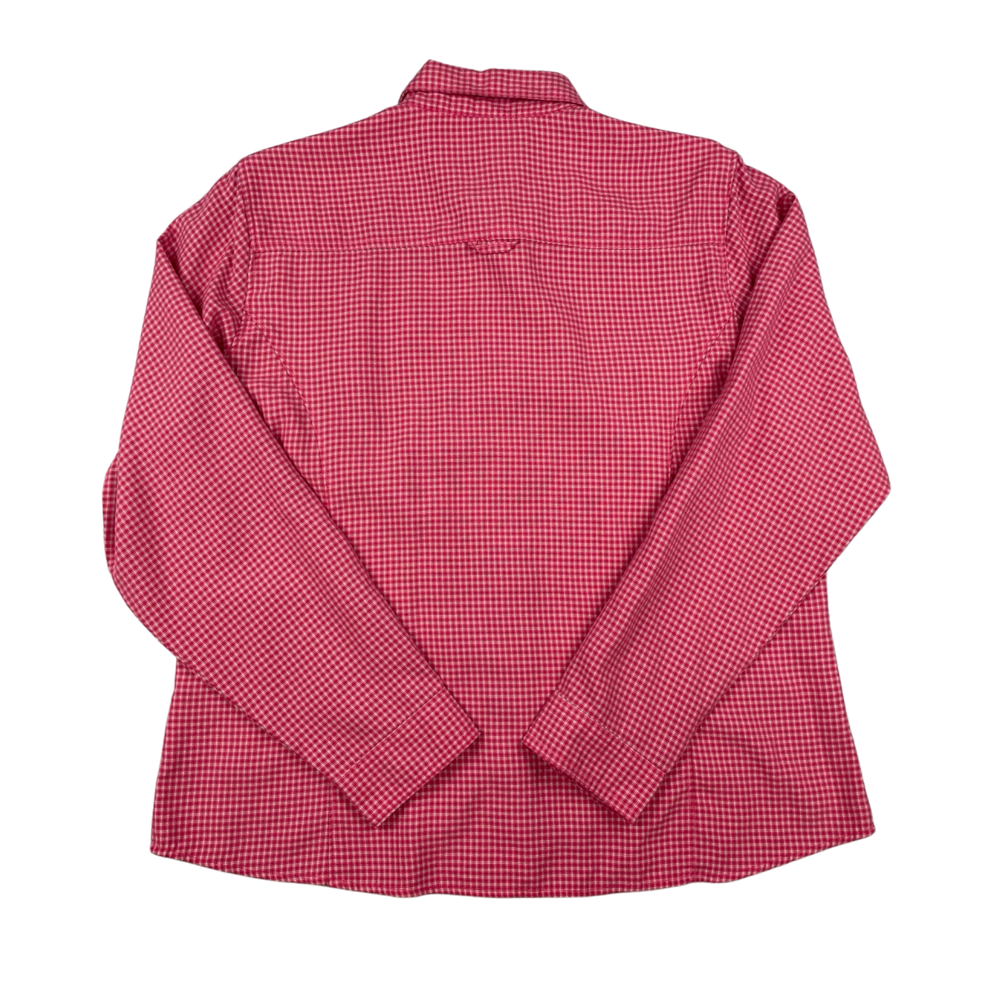 Vintage Columbia Pink Plaid Flannel Shirt 16