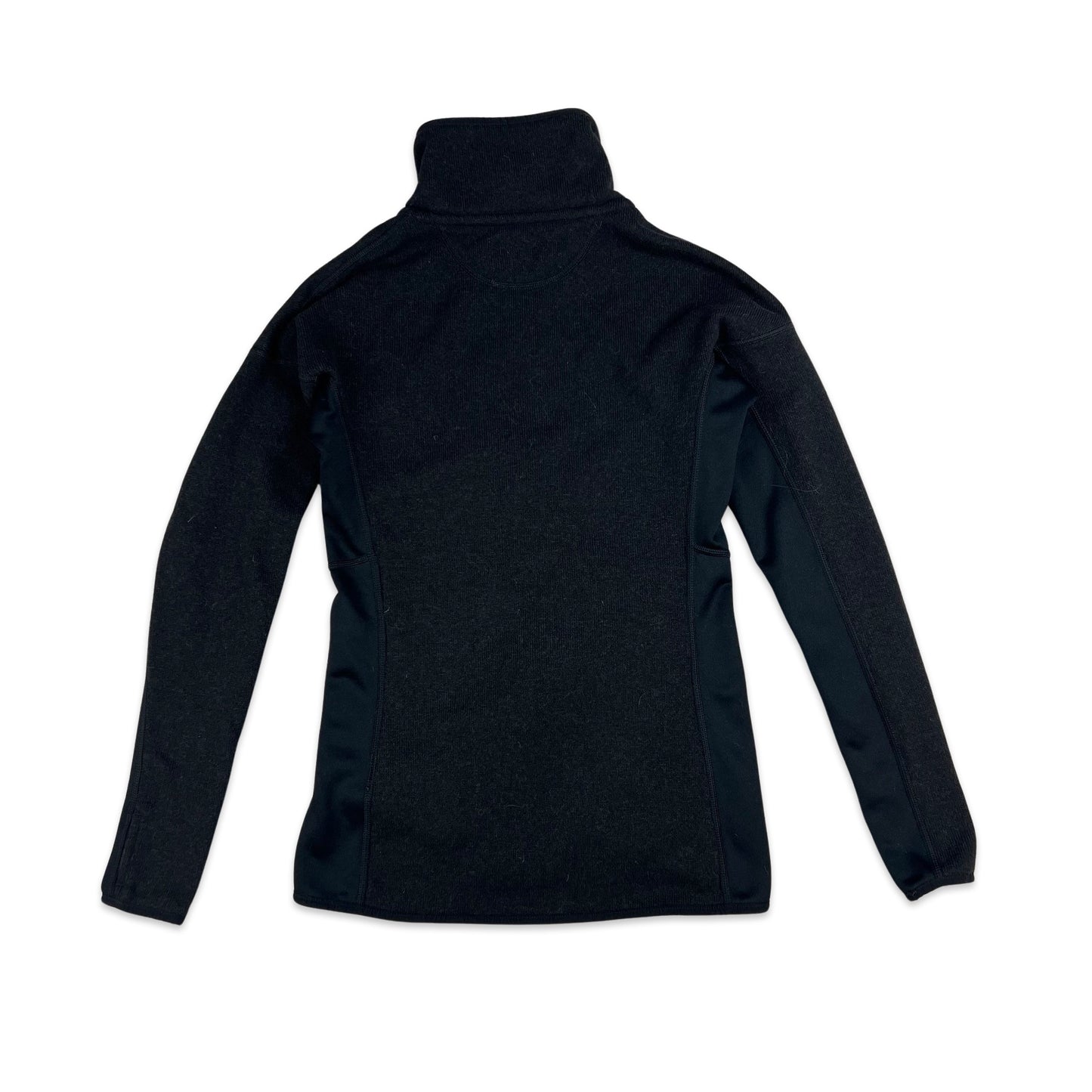 Vintage Patagonia Zip Through Fleece Black 6 8 10