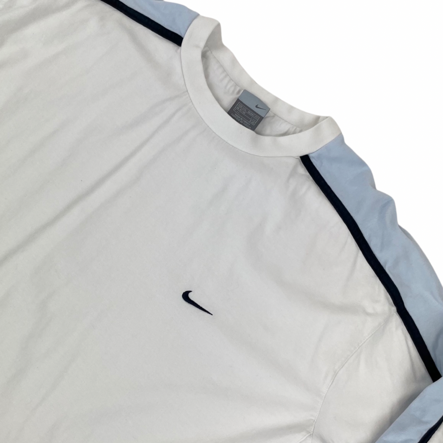 Vintage Y2K Nike White Long Sleeve Top XXL