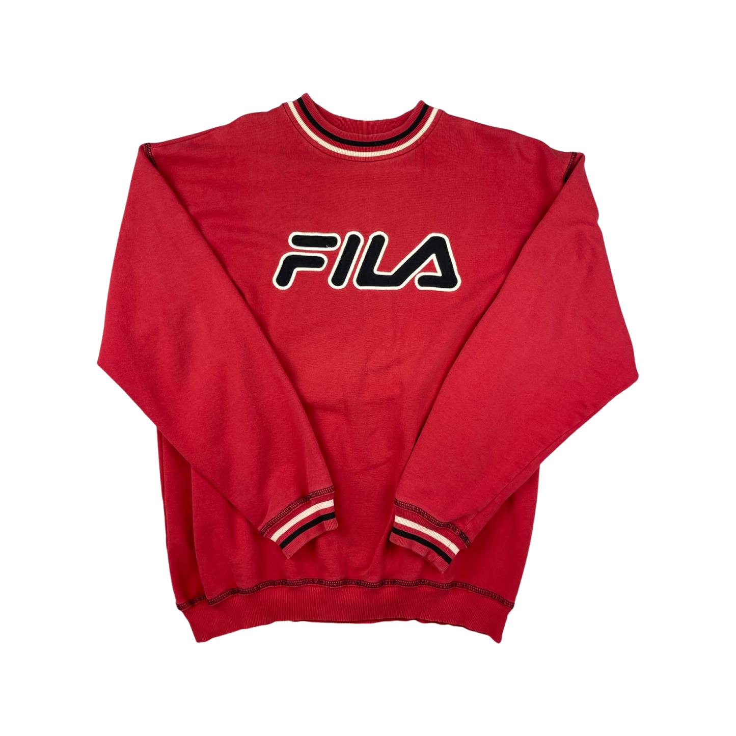 Rare Fila Sweatshirt Fila Small Logo Embroidery Women Spell Out Sports  Clothing Crewneck Sweater Size Xlarge -  Israel
